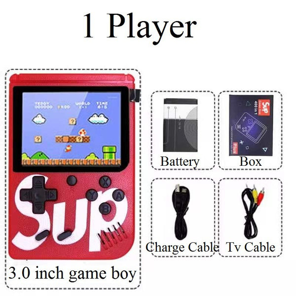 400 In 1 Handheld Game Console Mini Retro Game Player Rechargeable Gameboy Emulator