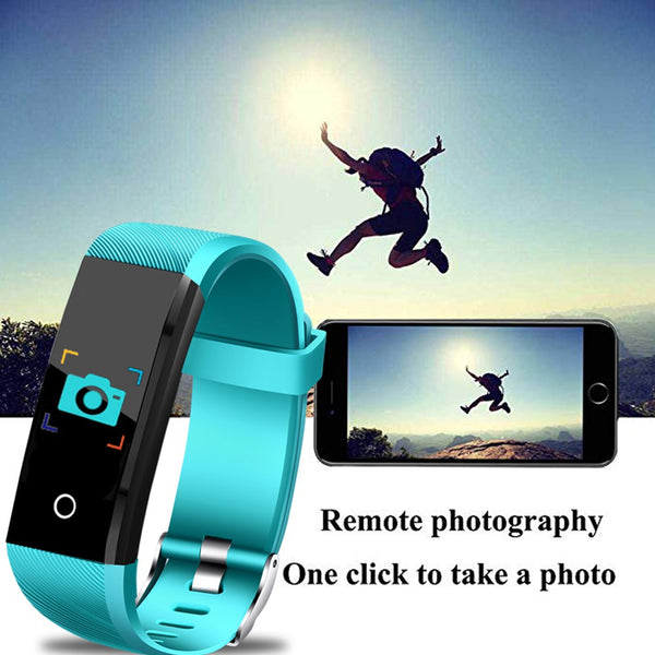 Waterproof Smart Watch Fitness Tracker Heart Rate Monitor Outdoor Sports Watch