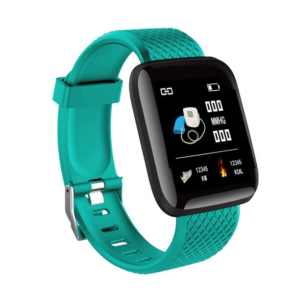 116plus Smart Watch Fitness Tracker Information Reminder Waterproof Heart Rate Pedometer