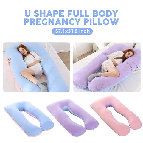 Pregnancy Pillow U Shape Full Body Maternity Pillows Body Support for Pregnant Women