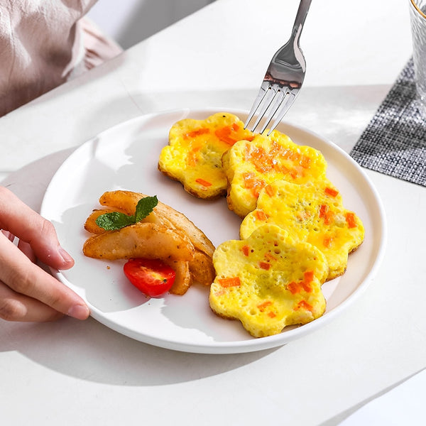 Silikonpannkaksform Återanvändbar pannkaksmaskin Non Stick Egg Ring Bakning Rund form