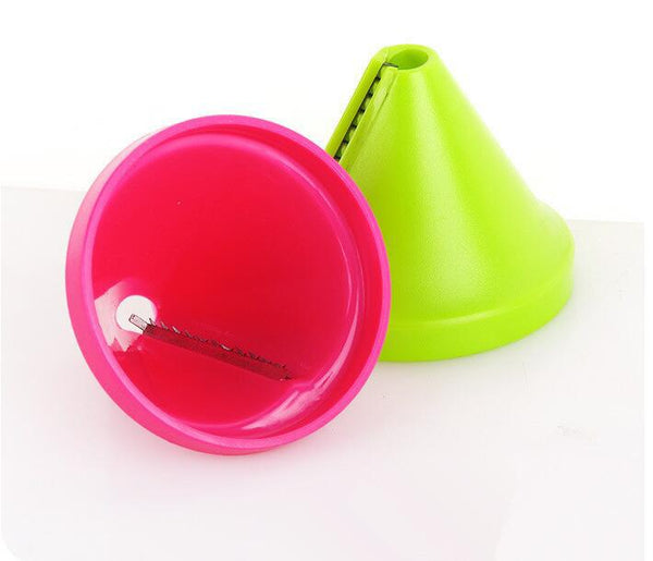 Handheld Vegetable Spiralizer Stainless Steel Manual Fruit Slicer for Potato Carrot Cucumber