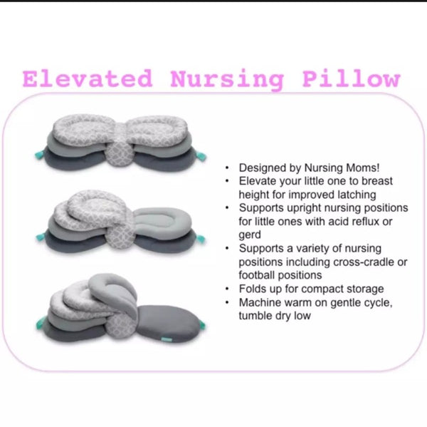 Adjustable Breastfeeding Pillow Maternity Nursing Pillows Support Cushion for 0-12 Months Newborn Baby and Infant