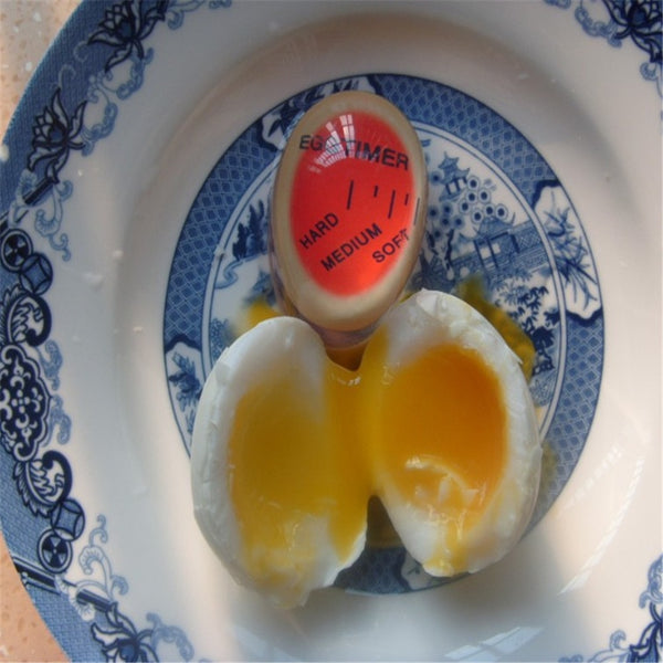 Dial Egg Timer Color Changing Heat Sensitive Timers for Soft Medium Hard Boiled Eggs