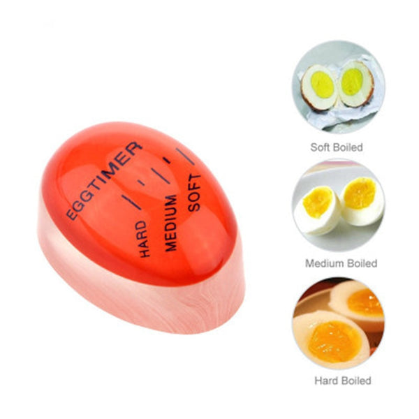 Dial Egg Timer Color Changing Heat Sensitive Timers for Soft Medium Hard Boiled Eggs