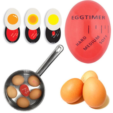 Dial Egg Timer Color Changing Heat Sensitive Timers för mjuka medelstora hårdkokta ägg