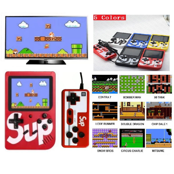 400 In 1 Handheld Game Console Mini Retro Game Player Rechargeable Gameboy Emulator