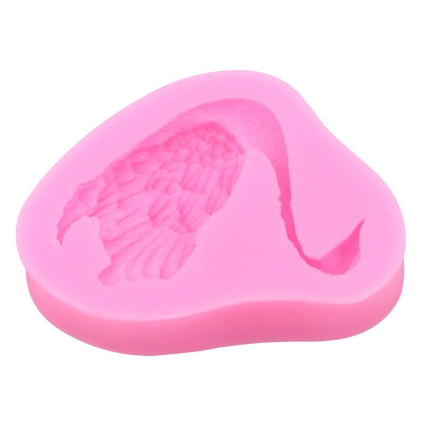 3D Silikon Swan Mold DIY Bakformar Dekorationsverktyg för Cake Fondant Chocolate Cake