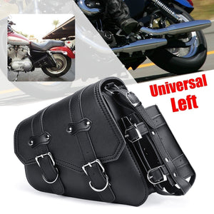 Motorcycle Saddlebag Motorbike Tool Bag Leather Carrier Bag