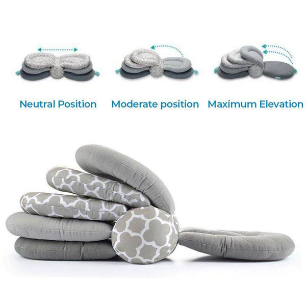 Adjustable Breastfeeding Pillow Maternity Nursing Pillows Support Cushion for 0-12 Months Newborn Baby and Infant