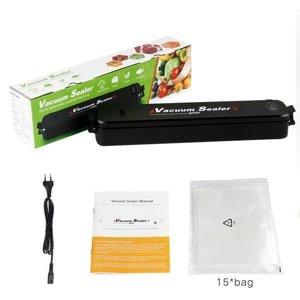 Automatic Vacuum Sealer Machine Compact Vacuum Sealing System with 15PCS Bags