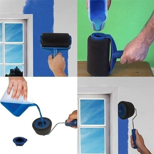 Painting Roller Brush Set Paint Runner Pro Väggdekoration Multifunktionella husmålningsverktyg