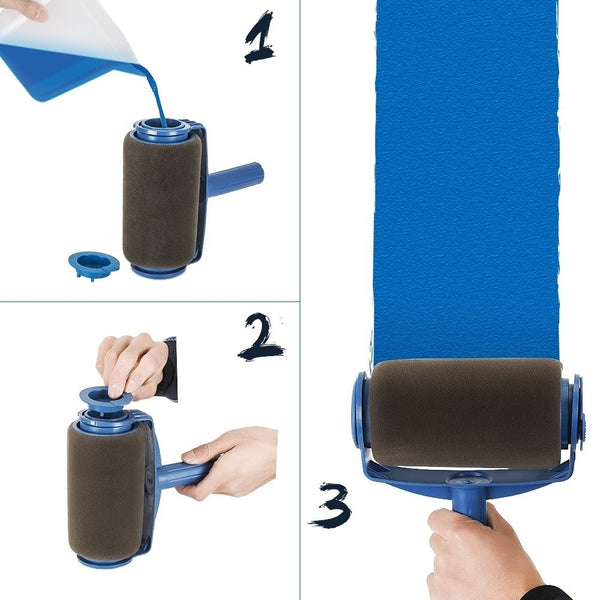 Painting Roller Brush Set Paint Runner Pro Väggdekoration Multifunktionella husmålningsverktyg