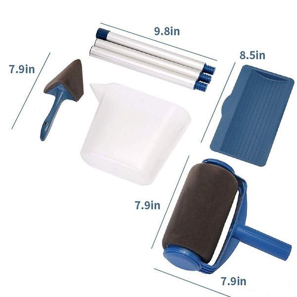 Painting Roller Brush Set Paint Runner Pro Väggdekoration Multifunktionella husmålningsverktyg