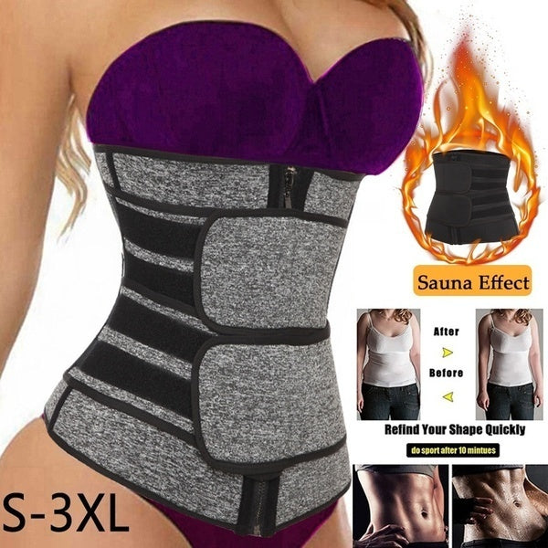 Waist Trainer Slimming Belt Body Shaper Weight Loss Sweat Belt Shapewear