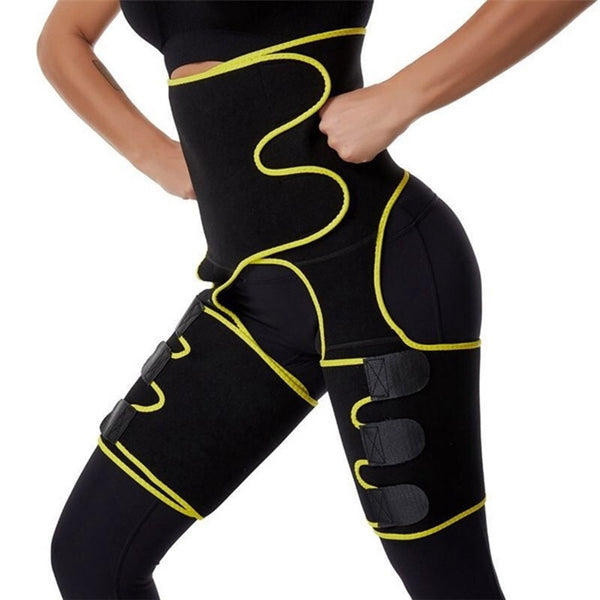 Thigh Waist Trainer Adjustable Slimming Belt Body Shaper Sweat Belt Shapewear Weight Loss