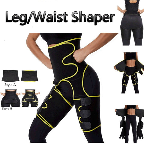 Thigh Waist Trainer Adjustable Slimming Belt Body Shaper Sweat Belt Shapewear Weight Loss