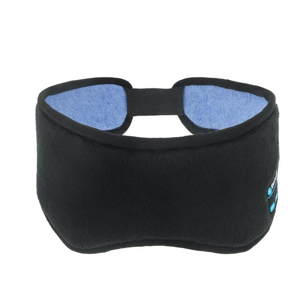 Bluetooth Sleeping Eye Mask Music Headset / Wireless Sports Music Headband with Built-In Speakers Microphone for Travel Sleeping Sports
