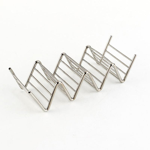 Stainless Steel Taco Rack Durable Taco Holder Stand Hold 1/2/3/4 Tacos