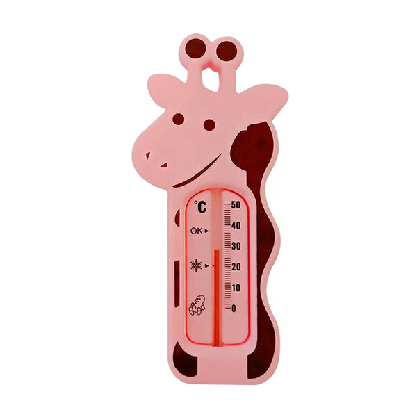 Giraffformad babybadtermometer Plasttestning av badkarstemperatur