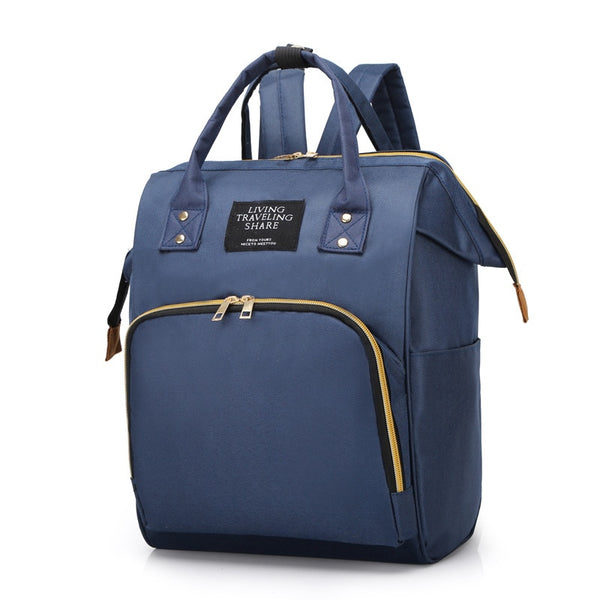 Large Capacity Diaper Bag Nappy Backpack Nursing Bags with Inner Pockets for Baby Care