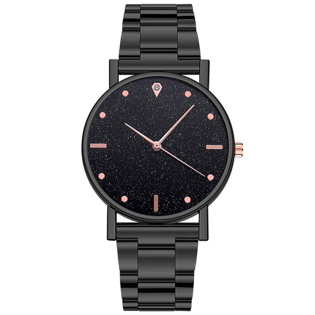 Women Quartz Watch Luxury Elegant Bracelet Watches with Stainless Steel Strap Magnetic Buckle