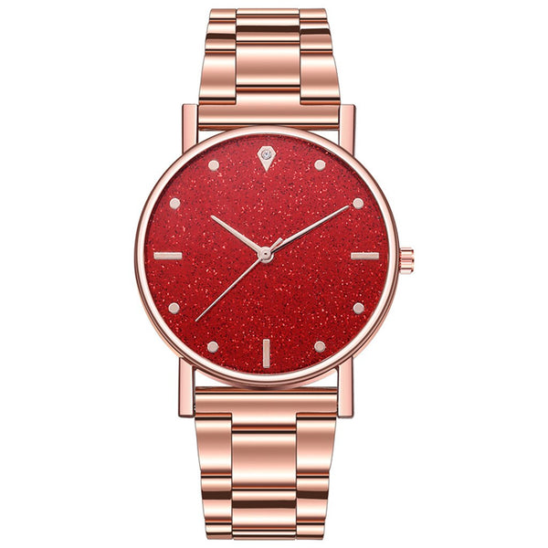 Women Quartz Watch Luxury Elegant Bracelet Watches with Stainless Steel Strap Magnetic Buckle