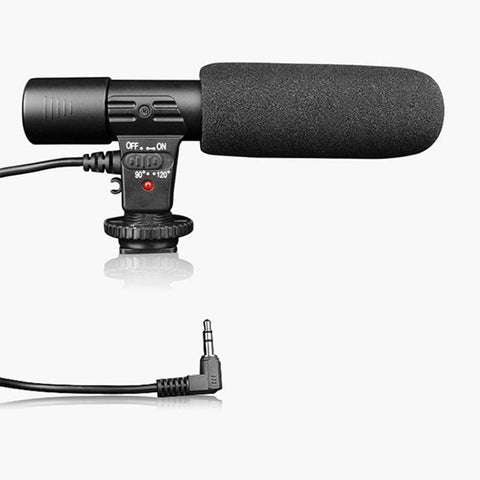 Digital SLR Camera Microphone Universal External Video Mic with Windproof Cover for DV Camera Camcorder