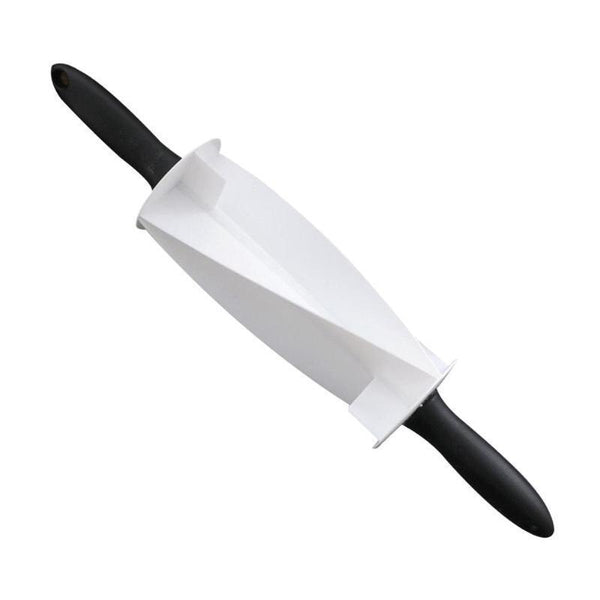 Plastic Croissant Roller Cutter with Handle Dough Rolling Knife for Bread Pastry Kitchen Baking Tool