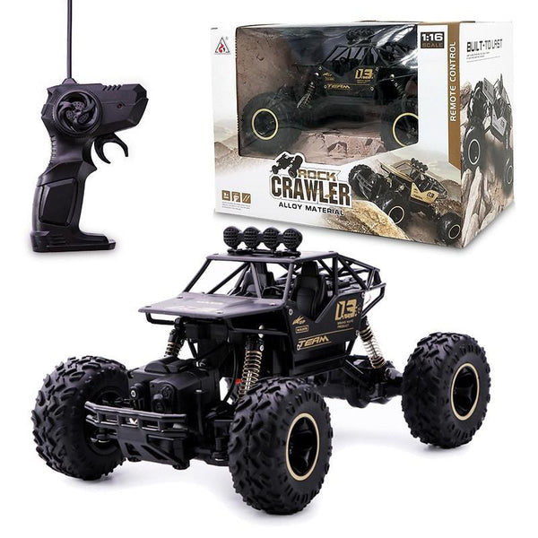 RC Cars 1:16 Scale Rock Crawler Remote Control 4 Wheel Drive Toy for Kids