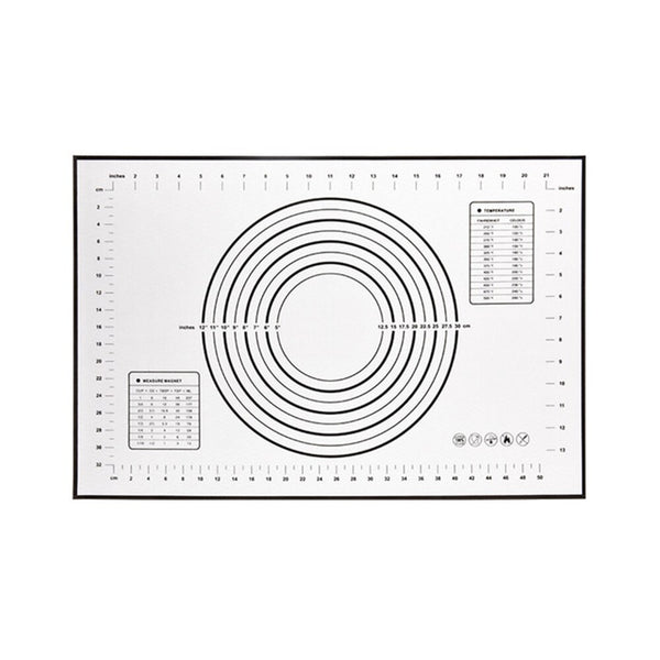 Silicone Baking Mat Non-slip Non-stick Board with Scale Rolling Dough Pad Kneading Dough Mats