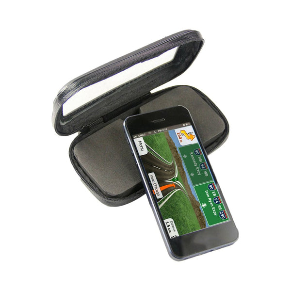 Waterproof Motorcycle Mobile Phone Zipper Bag Universal Vehicles Bike Phone Mount with Holder GPS Navigation Bracket Bags for Outdoor