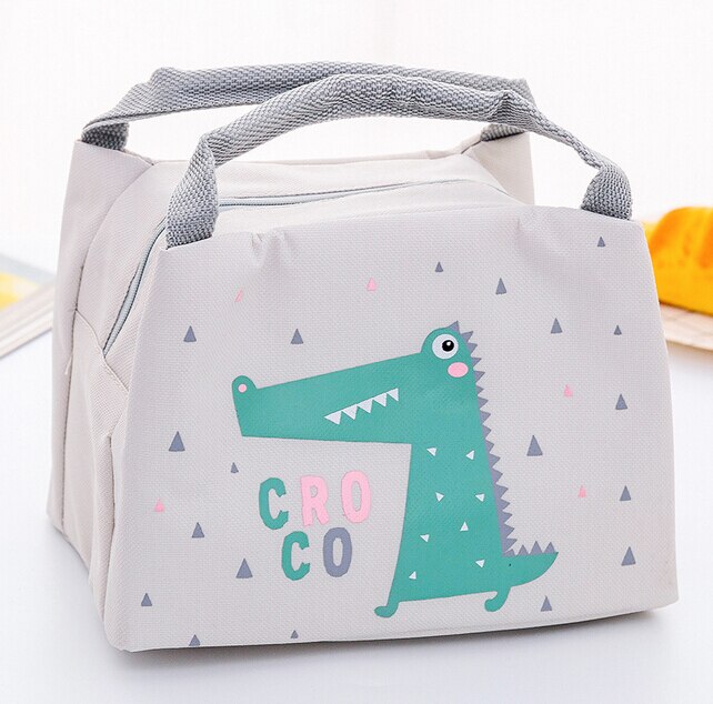Thermal Lunch Bags Cartoon Patterns Portable Picnic Storage Bag Waterproof Carry Tote Insulated Cooler