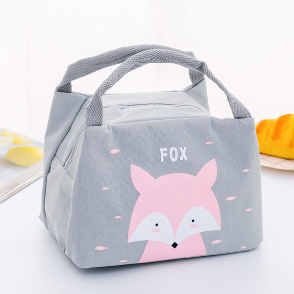 Thermal Lunch Bags Cartoon Patterns Portable Picnic Storage Bag Waterproof Carry Tote Insulated Cooler
