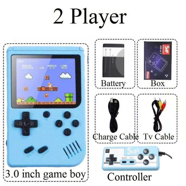 400 In 1 Handheld Game Console Mini Retro Game Player Rechargeable Gameboy Emulator