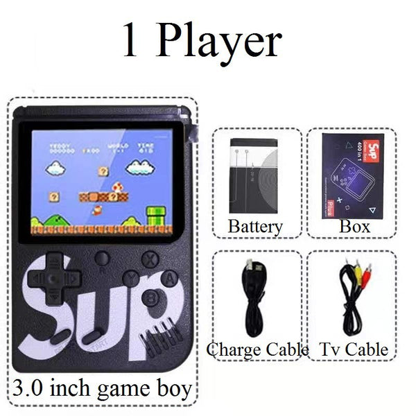 400 In 1 Handheld Game Console Mini Retro Game Player Rechargeable Gameboy Emulator