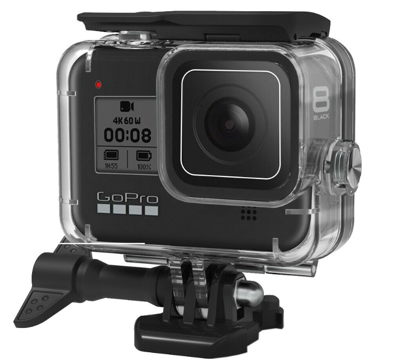 Waterproof Housing Case for GoPro Hero 8 Black Underwater Protective Shell with Bracket Up To 196ft/60M