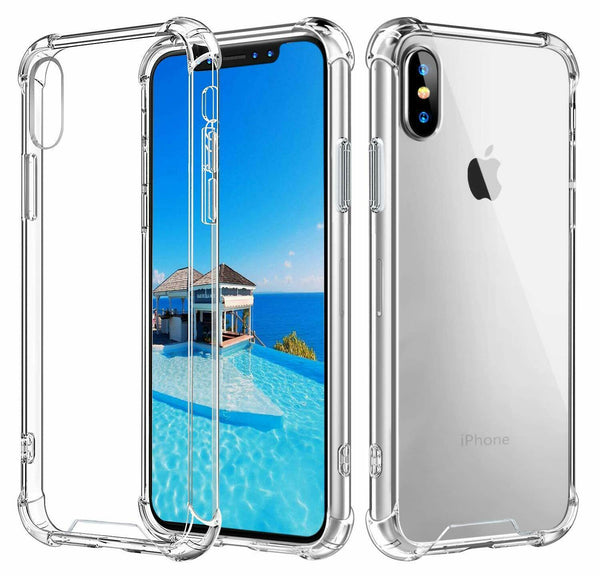 Shockproof Clear Phone Case Silicone Thin Cover for iPhone 11 Pro/6/6s/7/8Plus/X/XR/XS MAX/SE