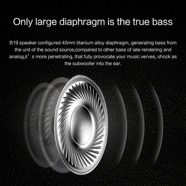 Foldable Bluetooth Headset Wireless Headphones Universal Earphones Hi-Fi Stereo Mic Support FM Radio TF Card