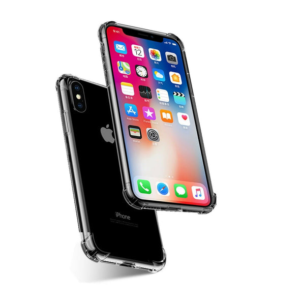 Shockproof Clear Phone Case Silicone Thin Cover for iPhone 11 Pro/6/6s/7/8Plus/X/XR/XS MAX/SE