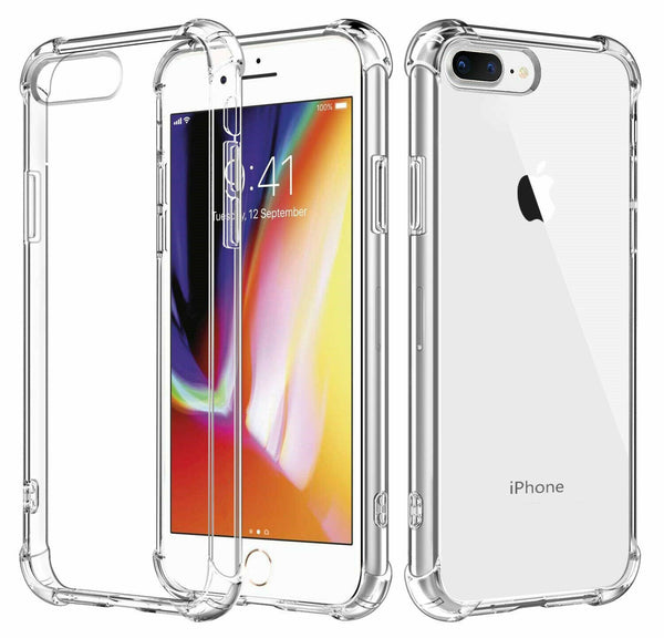Shockproof Clear Phone Case Silicone Thin Cover for iPhone 11 Pro/6/6s/7/8Plus/X/XR/XS MAX/SE