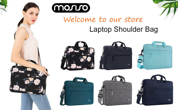Laptop Shoulder Bag Carrying Case with Strap 13.3 15.6 16 17 Inch for Macbook Air Pro Dell HP Acer Chromebook