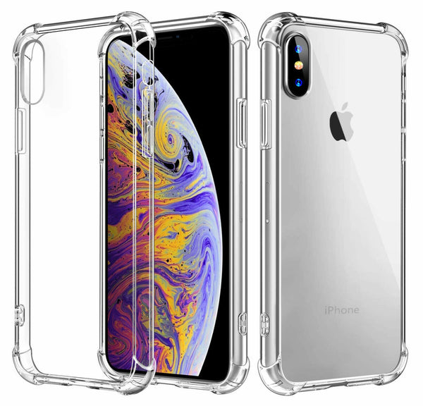 Shockproof Clear Phone Case Silicone Thin Cover for iPhone 11 Pro/6/6s/7/8Plus/X/XR/XS MAX/SE
